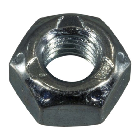 Midwest Fastener Standard Hex Top Lock Lock Nut, 1/4"-28, Steel, Grade 2, Zinc Plated, 16 PK 64528